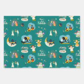 Happy Eid Al-Fitr Mubarak Inpakpapier Vel (Voorkant)