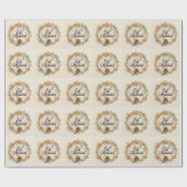 Happy Eid Al-Fitr Mubarak White Wrapping Paper Cadeaupapier (Vlak)