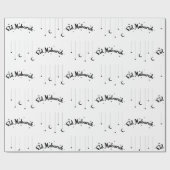 Happy Eid Al-Fitr Mubarak Wit inpakpapier (Vlak)