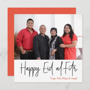 Happy Eid al-Fitr photo card square Feestdagenkaart