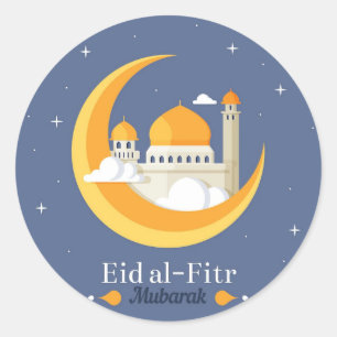 Happy Eid Al Fitr Ronde Sticker