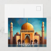 Happy Eid Briefkaart (Voorkant / Achterkant)