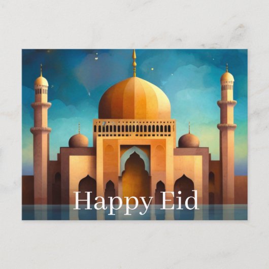 Happy Eid Briefkaart (Voorkant)