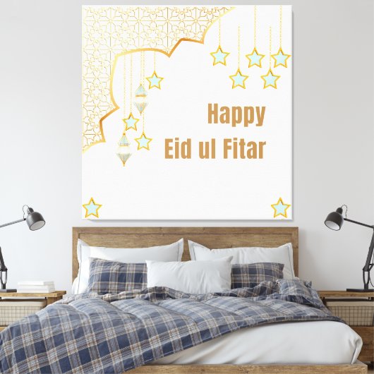 Happy Eid Canvas Afdruk (Insitu (Slaapkamer))