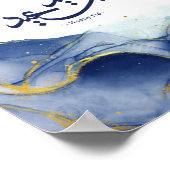 Happy Eid, Eid Mubarak, Arabische kalligrafie Poster (Hoek)