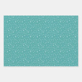 Happy Eid Kinder Blue Roze Moon Star Quote Inpakpapier Vel (Voorkant 3)