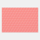 Happy Eid Kinder Blue Roze Moon Star Quote Inpakpapier Vel (Voorkant)