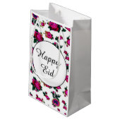 Happy Eid Klein Cadeauzakje (Achterkant Gekanteld)