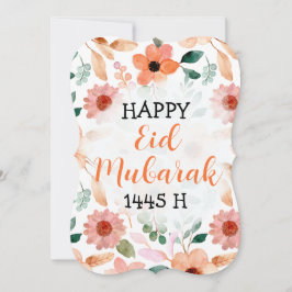 Happy Eid Mubarak 1445 H Aangepast Wenskaart Kaart