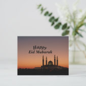 Happy Eid Mubarak Briefkaart (Staand voorkant)