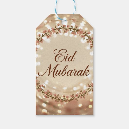 Happy Eid Mubarak Card Cadeaulabel (Voorkant)