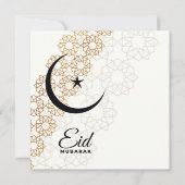 Happy Eid Mubarak Holiday Kaart (Voorkant)