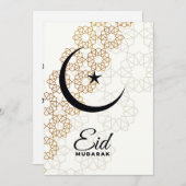 Happy Eid Mubarak Mandala Kaart (Voorkant / Achterkant)