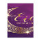 Happy Eid Mubarak Paars en Golden Crescent