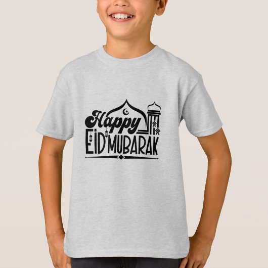 Happy Eid Mubarak T-shirt (Voorkant)