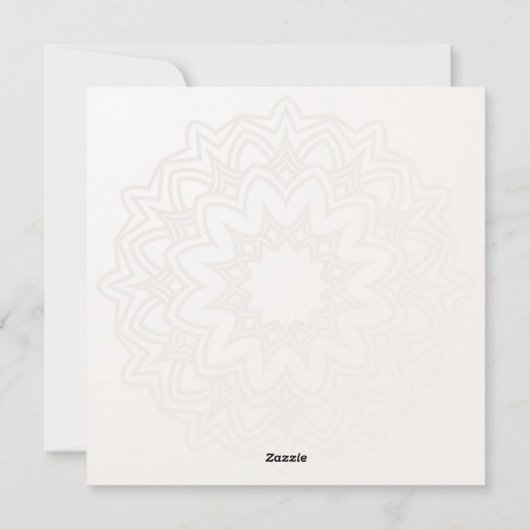 Happy eid mubarak with lanterns and decorations feestdagenkaart (Achterkant)