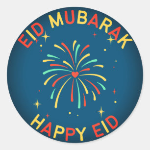 Happy Eid Ronde Sticker
