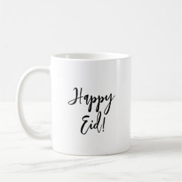 Happy Eid Simple Minimalist Koffiemok