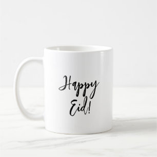 Happy Eid Simple Minimalist Koffiemok