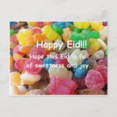 Happy Eid Sweets Postcard Briefkaart (Voorkant)