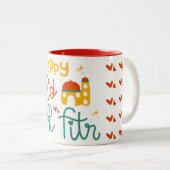 Happy Eid Tweekleurige Koffiemok (Voorkant rechts)