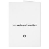 Happy Eight Birthday, Cute Cartoon Dragon (Achterkant)