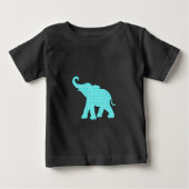 Happy Elephant-Art Pattern Black (Voorkant)