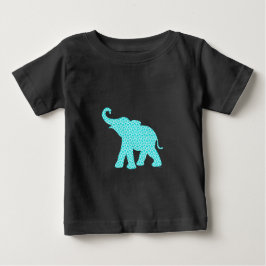 Happy Elephant-Art Pattern Black