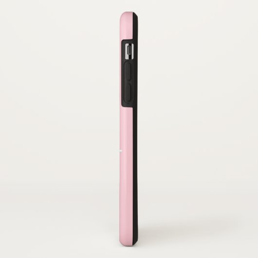 Happy Elephant Art Pattern Flower Cute Unique Roze Case-Mate iPhone Case (Achterkant/links)