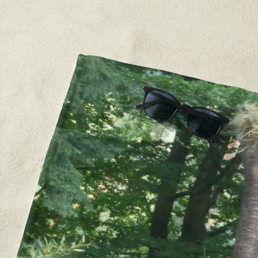 Happy Elephant Beach Towel Strandlaken (In situ)