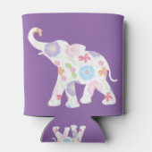 Happy Elephant-Big-Flower Pattern Modern Blikjeskoeler