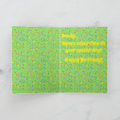 Happy Elephant Birthday Kaart (Binnen)