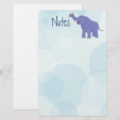 Happy Elephant Briefpapier (Voorkant / Achterkant)