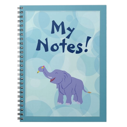 Happy Elephant Notitieboek (Voorkant)