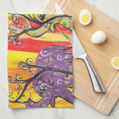 Happy Elephant Parade Kitchen Towel Theedoek (Quarter Fold)