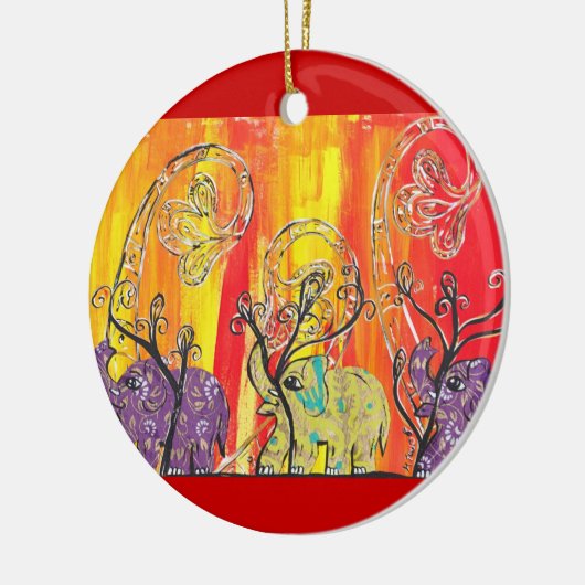 Happy Elephant Parade Ornament (Links)