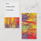 Happy Elephant Parade Visitekaartjes (Voorkant / Achterkant)