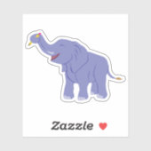 Happy Elephant Sticker (Vel)