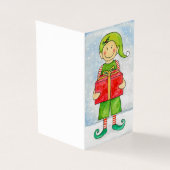 Happy Elf Christmas Kaarten (Buitenkant)