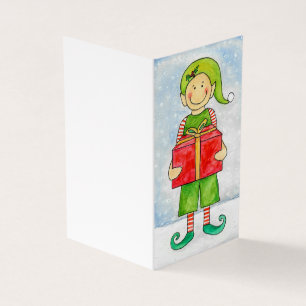 Happy Elf Christmas Kaarten