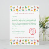 Happy Elf Holiday Letter van Santa Feestdagenkaart (Staand voorkant)