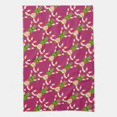Happy Elf Kerstmis Kitchen Towel Theedoek (Verticaal)