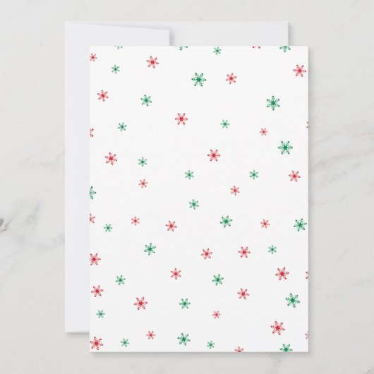 Happy Elfin Feestdagen kerstfeest Kaart (Achterkant)