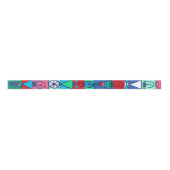 Happy Elves Gift Ribbon Satijnen Lint (Voorkant)