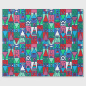 Happy Elves Gift Wrap Cadeaupapier (Vlak)