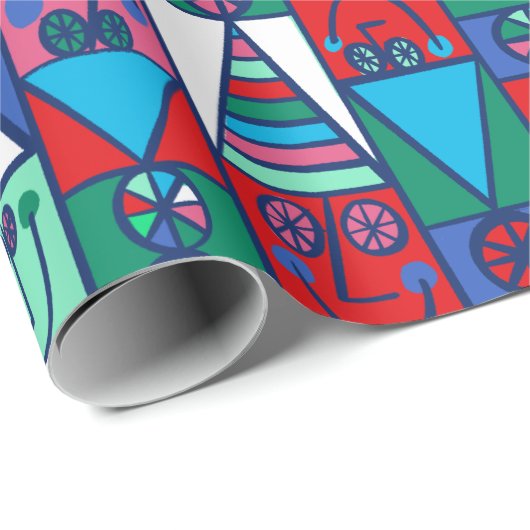 Happy Elves Gift Wrap Cadeaupapier (Rol Hoek)