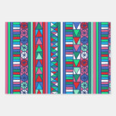 Happy Elves Graphic Gift Wrap Bladen Inpakpapier Vel (Voorkant 2)