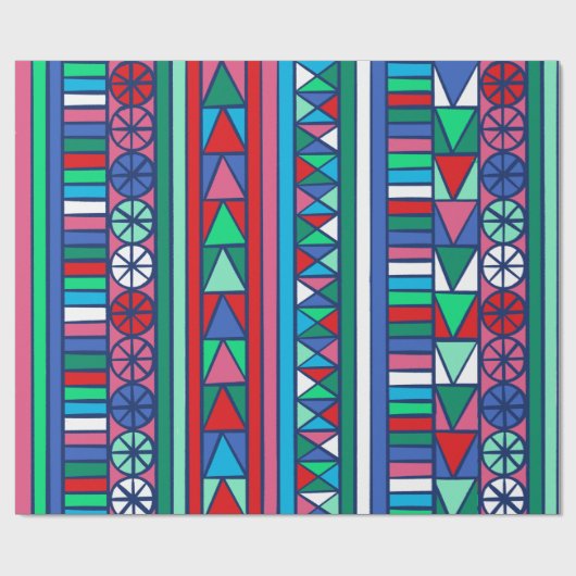 Happy Elves Graphic Gift Wrap Cadeaupapier (Vlak)