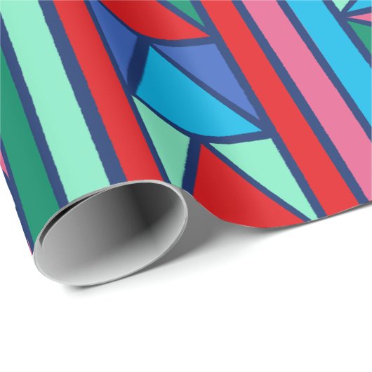 Happy Elves Graphic Gift Wrap Cadeaupapier (Rol Hoek)