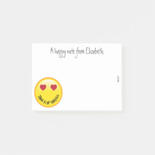 Happy emoji gepersonaliseerde post-it noten post-it® notes